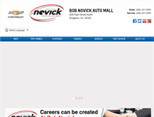 Tablet Screenshot of bobnovick.com